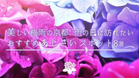 美しい梅雨の京都、雨の日に訪れたいおすすめあじさいスポット8選