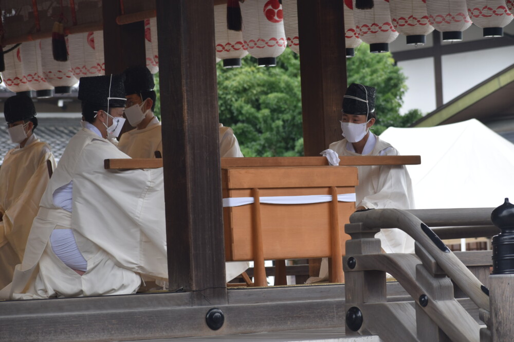 八坂神社の夏越の大祓　2021年6月30日　撮影：MKタクシー