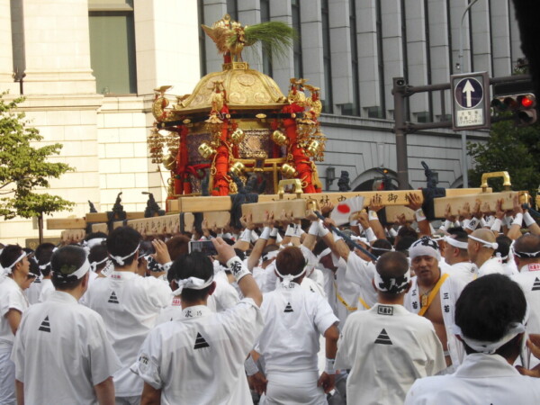祇園祭の還幸祭　2016年7月24日　撮影：MKタクシー