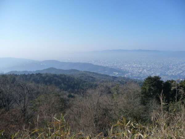 大文字山の山頂より　2010年1月17日　撮影：MKタクシー