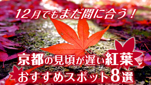 12月でも真っ赤に紅葉！京都の見頃が遅いおすすめ紅葉スポット8選