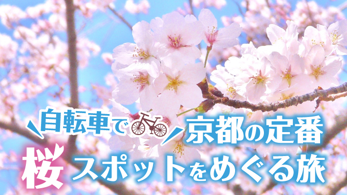 春の京都はサイクリングで！定番の桜スポットをめぐる自転車旅におすすめのモデルコース