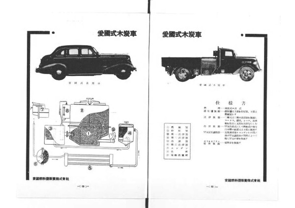 1939年交通毎日新聞「紙上モーター展」　出典：国立国会図書館デジタルコレクション