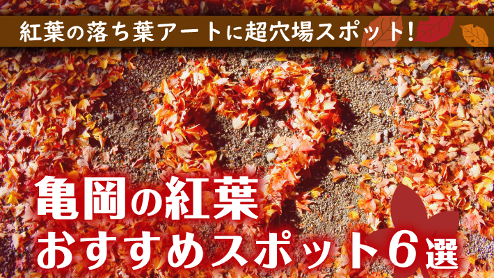 紅葉の落ち葉アートに超穴場スポット!亀岡の紅葉おすすめスポット6選