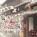 奈良散策「ならまち」や奈良公園界隈を食べ歩きつつ巡る女子旅