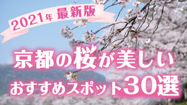 【2021年最新版】京都の桜が美しいおすすめスポット30選