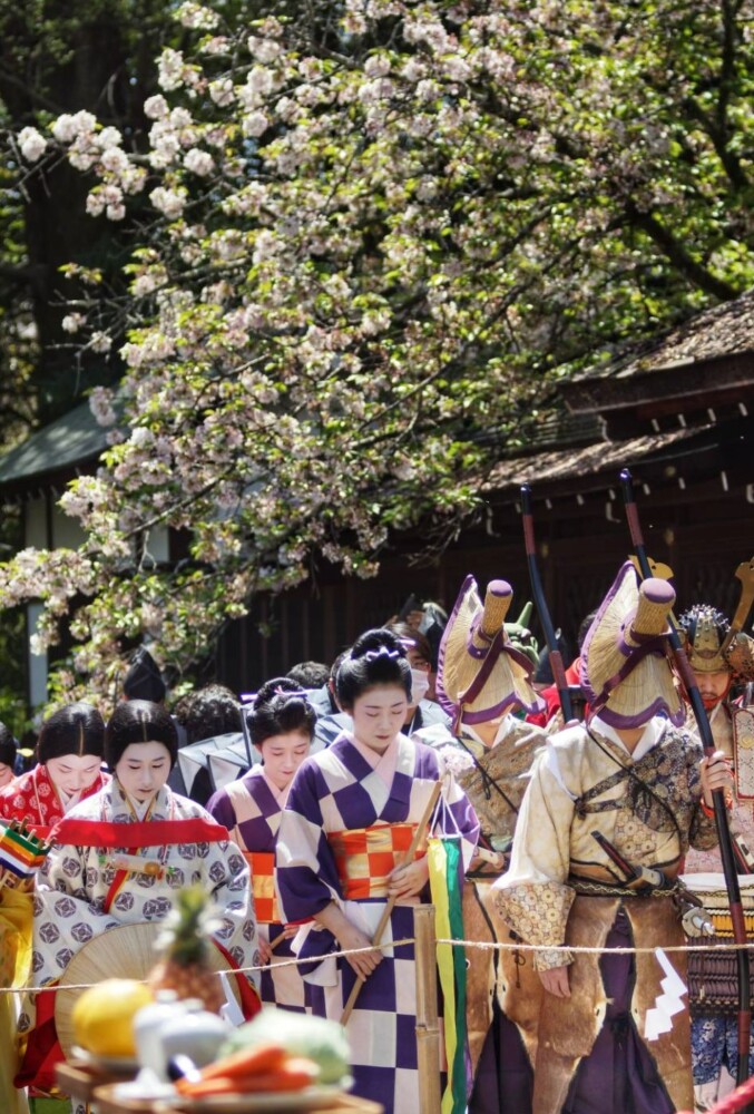 桜花祭の時代行列　2023年4月10日　撮影：MKタクシー