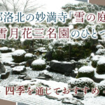 京都洛北の妙満寺「雪の庭」は四季を通じておすすめ！雪月花三名園のひとつ