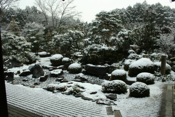 妙満寺・雪の庭　写真提供：妙満寺