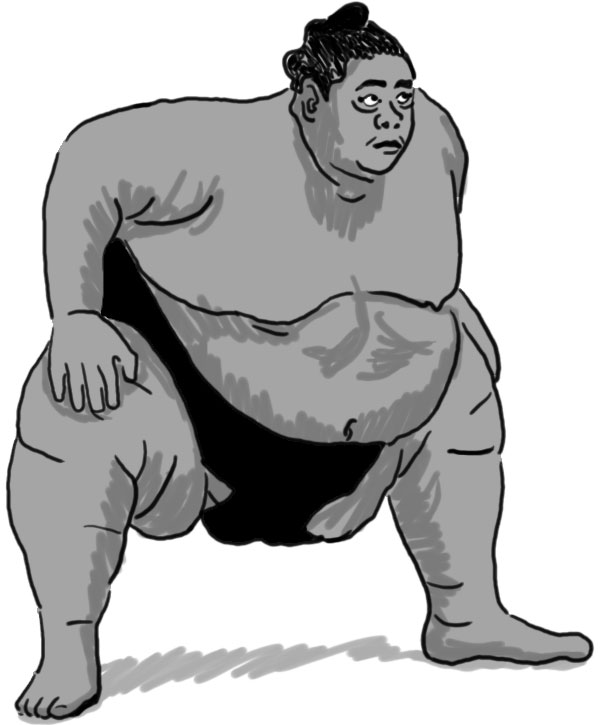 KONISHIKI　1963〜 元大関小錦八十吉＜やそきち＞。現役時代の体重は280kg!