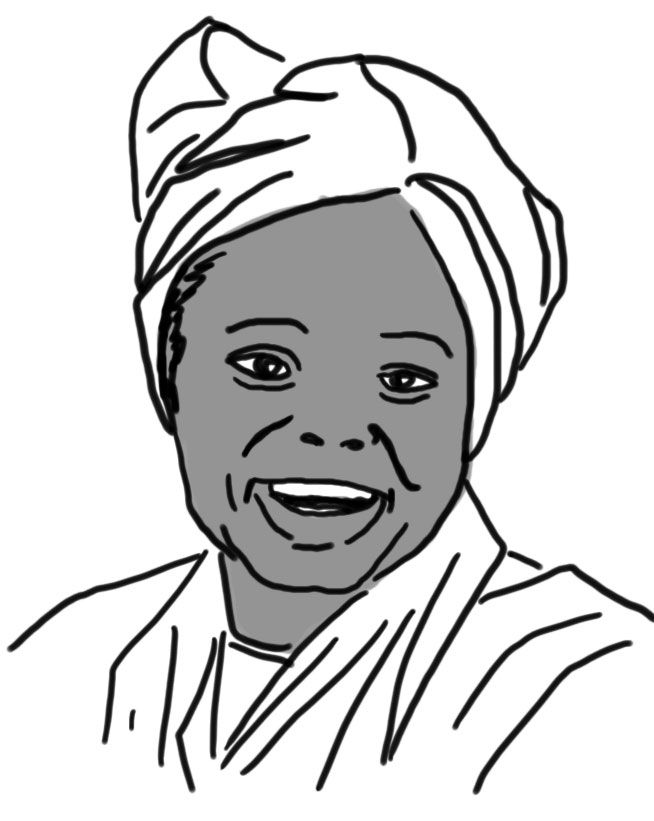 ワンガリ・マータイ　1940〜 ケニア出身の女性環境保護活動家。「もったいない」の精神を世界に広める。