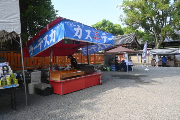 朝の東寺弘法市　2025年8月21日　撮影：MKタクシー