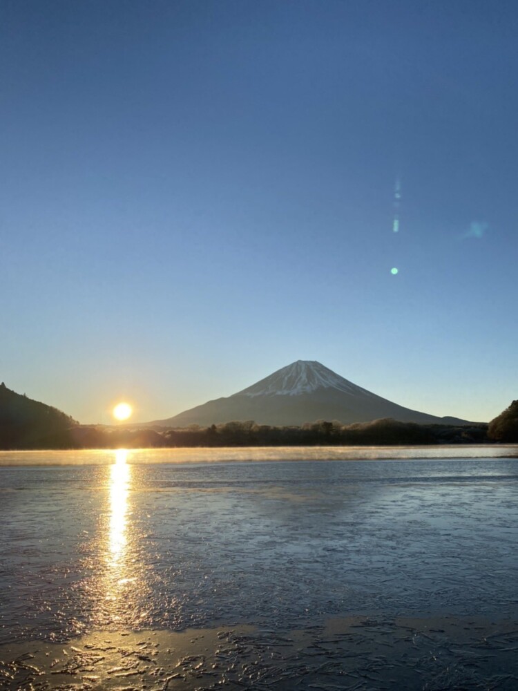 富士山の初日の出　2023年1月1日　撮影：MKタクシー
