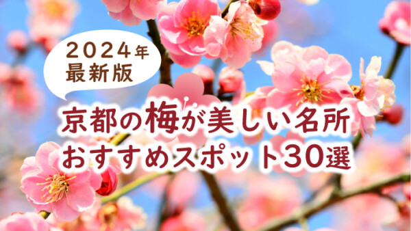 【2024年最新版】京都の梅が美しい名所おすすめスポット30選