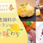 京都美食めぐり2023春｜京都の老舗料亭・レストランの美食を味わう
