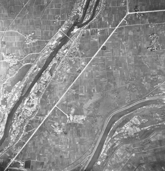 1946年の航空写真　出典：国土地理院