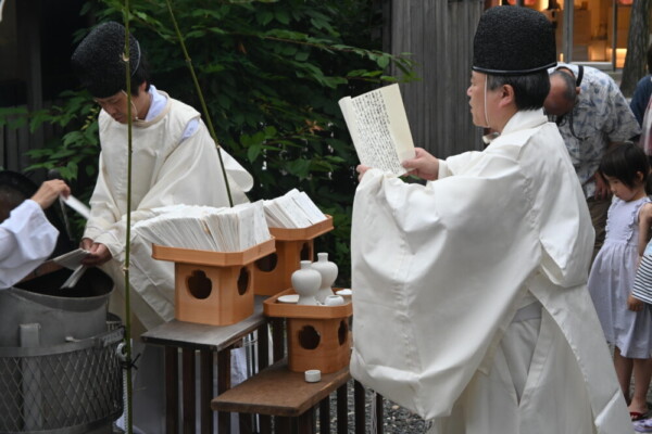 下御霊神社の大祓　2024年6月30日　撮影：MKタクシー