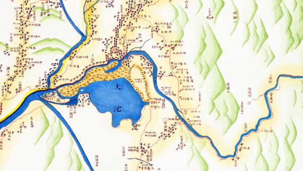 「山城　河内・摂津（部分）」出典：国土地理院ウェブサイト