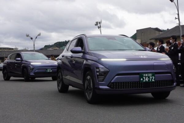 MKタクシー上賀茂営業所での自家用車活用自事業出発式　2024年4月8日