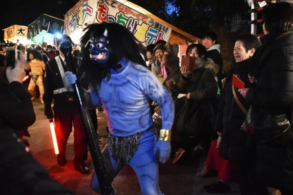 吉田神社追儺式の様子