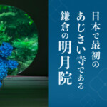 明月院ブルーで大人気！日本で最初の「あじさい寺」である鎌倉の明月院