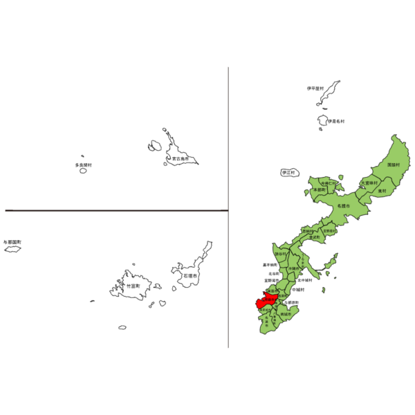 沖縄県と沖縄本島