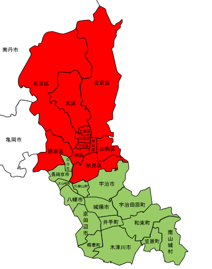 京都市域交通圏