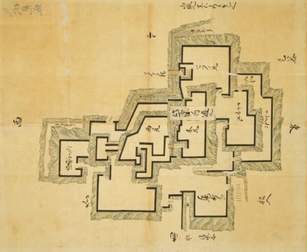 「日本古城絵図」出典：国立国会図書館デジタルコレクション