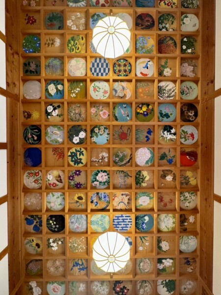 正寿院客殿の天井画　2024年4月8日　撮影：MKタクシー