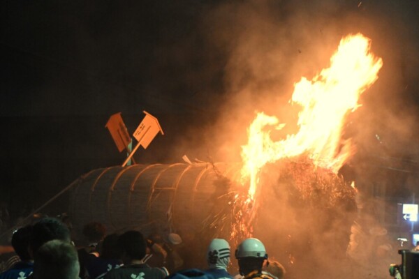 三栖の炬火祭　2025年10月12日　撮影：MKタクシー