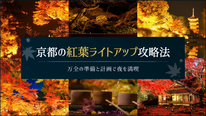 京都の紅葉ライトアップ攻略法｜万全の準備と計画で夜を満喫